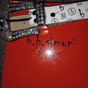 (48HR ONLY SALE) B.B. SIMON Belt AUTHENTIC with box